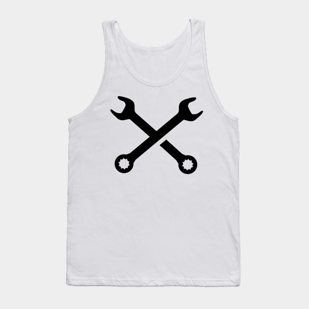 Wrench Cross Tank Top by ShirtyLife